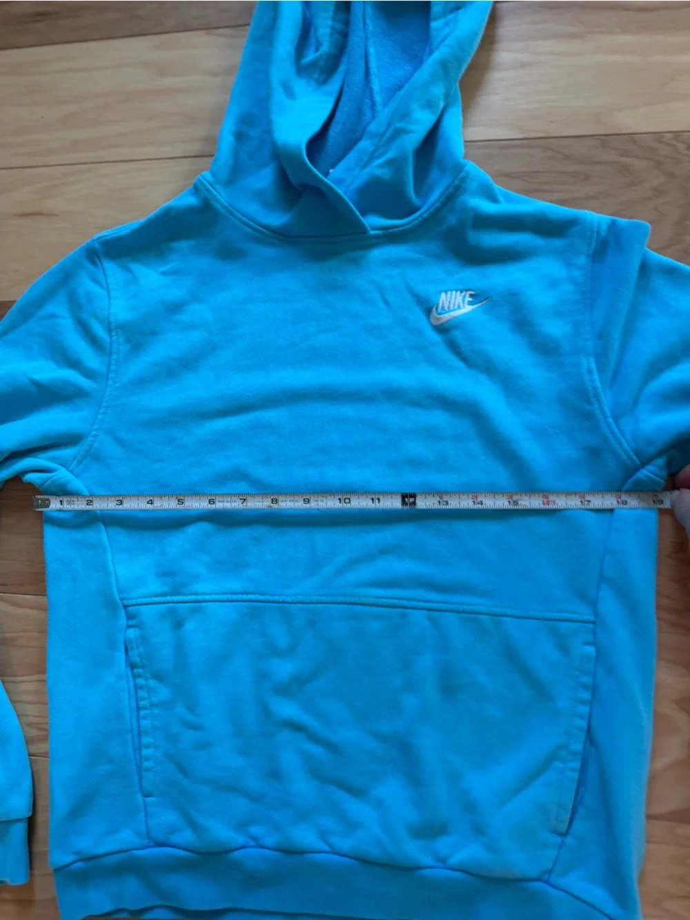 Nike Kids Teal Pullover Hoodie Sweatshirt Size XL